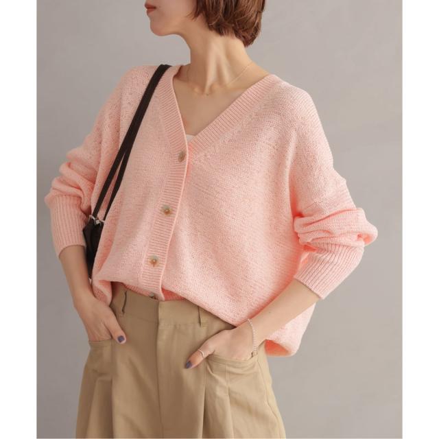ジャーナルスタンダード レリューム（JOURNAL STANDARD relume）/《予約》［26SS新作］テープヤーンニュアンスVカーディガン