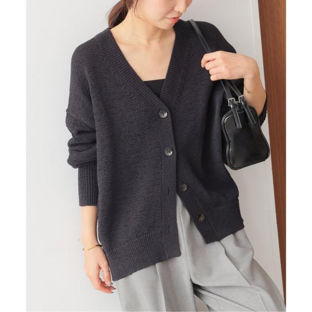 ジャーナルスタンダード レリューム（JOURNAL STANDARD relume）/《予約》［26SS新作］テープヤーンニュアンスVカーディガン