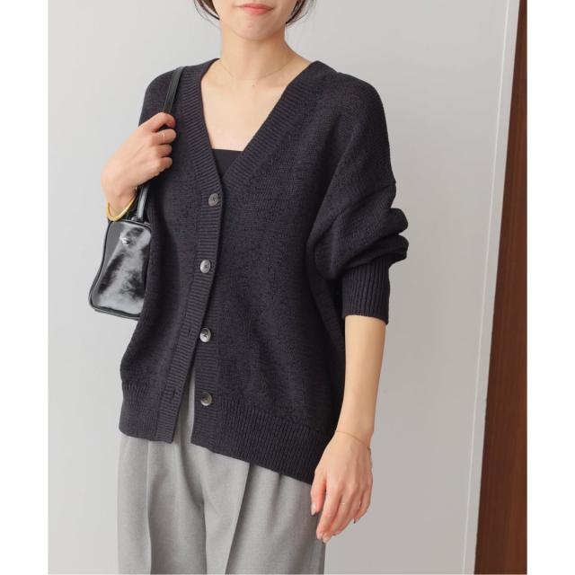 ジャーナルスタンダード レリューム（JOURNAL STANDARD relume）/《予約》［26SS新作］テープヤーンニュアンスVカーディガン