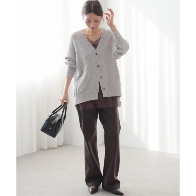 ジャーナルスタンダード レリューム（JOURNAL STANDARD relume）/《予約》［26SS新作］テープヤーンニュアンスVカーディガン