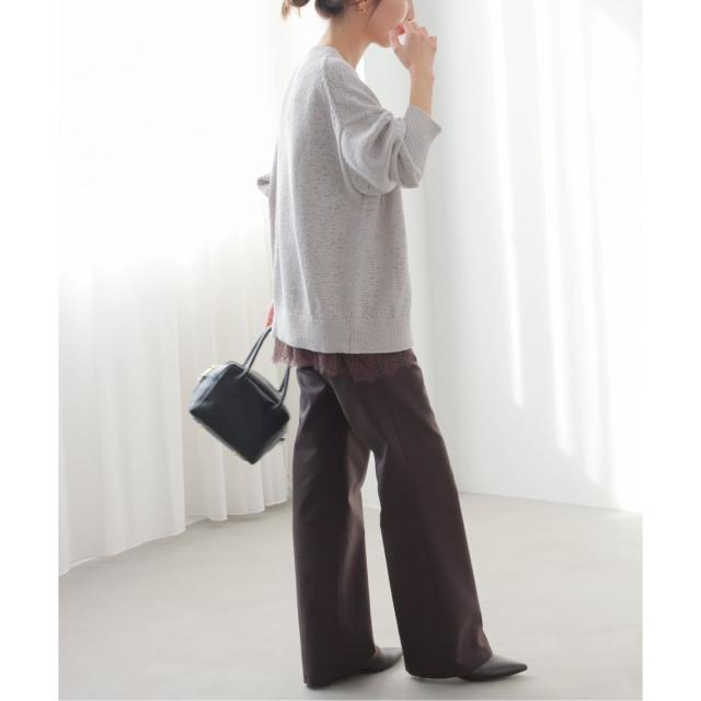 ジャーナルスタンダード レリューム（JOURNAL STANDARD relume）/《予約》［26SS新作］テープヤーンニュアンスVカーディガン