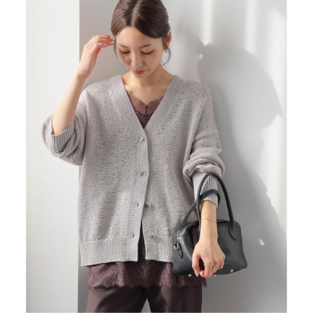 ジャーナルスタンダード レリューム（JOURNAL STANDARD relume）/《予約》［26SS新作］テープヤーンニュアンスVカーディガン