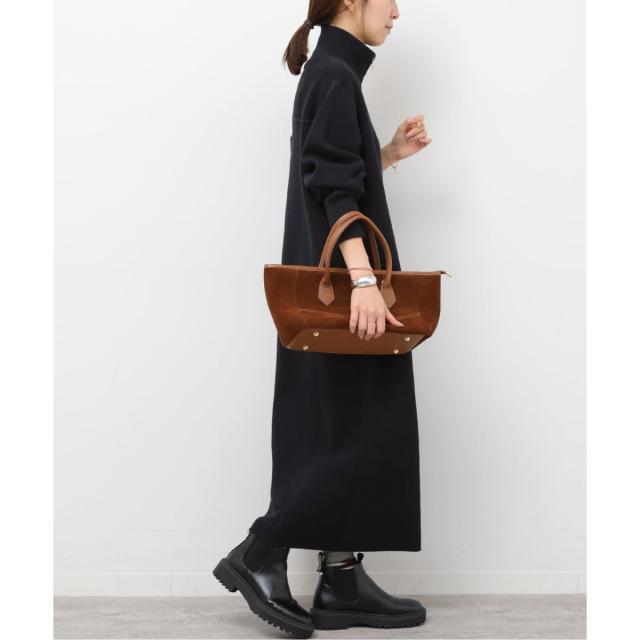 ジャーナルスタンダード レリューム（JOURNAL STANDARD relume）/《追加予約2》スウェットライクハーフジップワンピース