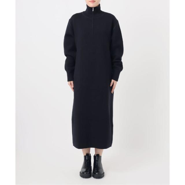 ジャーナルスタンダード レリューム（JOURNAL STANDARD relume）/《追加予約2》スウェットライクハーフジップワンピース