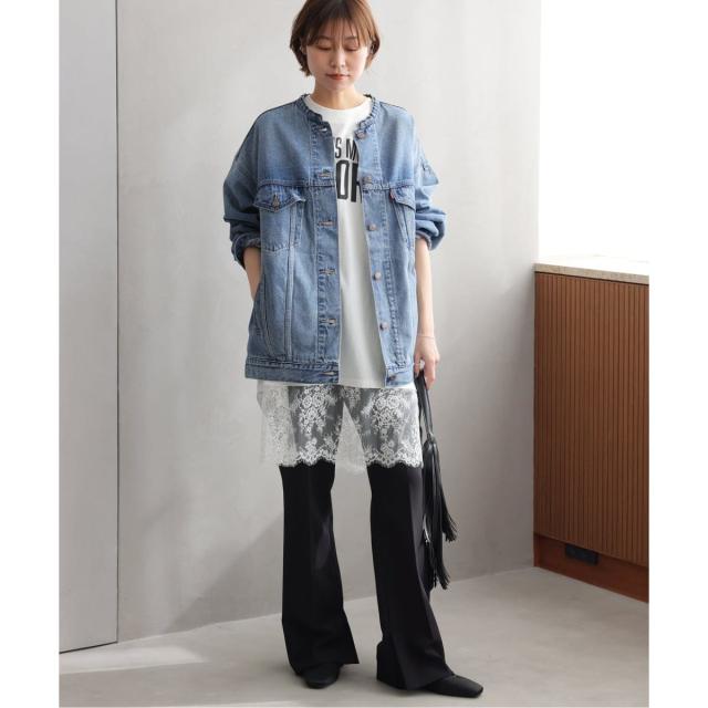 ジャーナルスタンダード レリューム（JOURNAL STANDARD relume）/《予約》［26SS新作］別注【LEVI’S】COLLARLESS XL TRUCKER：デニム…