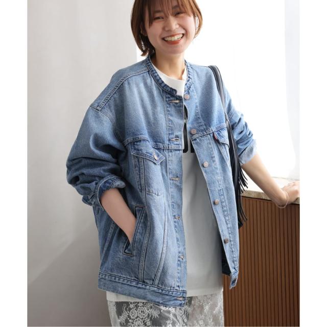 ジャーナルスタンダード レリューム（JOURNAL STANDARD relume）/《予約》［26SS新作］別注【LEVI’S】COLLARLESS XL TRUCKER：デニム…