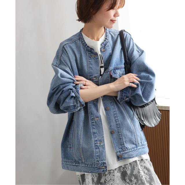 ジャーナルスタンダード レリューム（JOURNAL STANDARD relume）/《予約》［26SS新作］別注【LEVI’S】COLLARLESS XL TRUCKER：デニム…