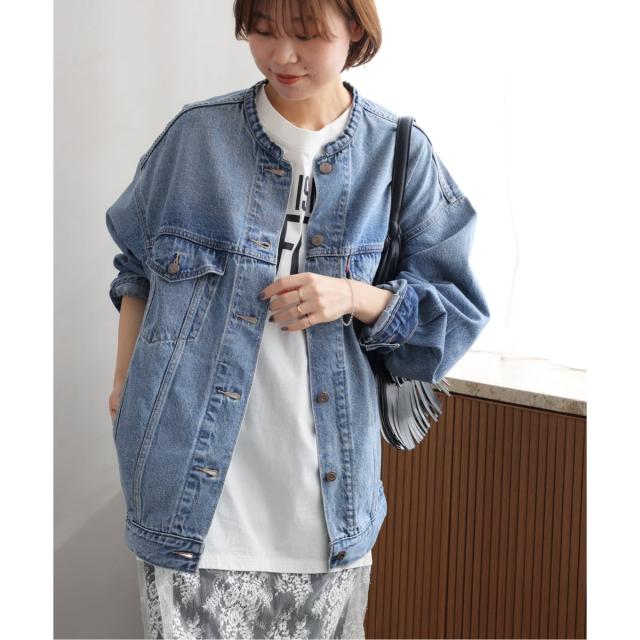 ジャーナルスタンダード レリューム（JOURNAL STANDARD relume）/《予約》［26SS新作］別注【LEVI’S】COLLARLESS XL TRUCKER：デニム…