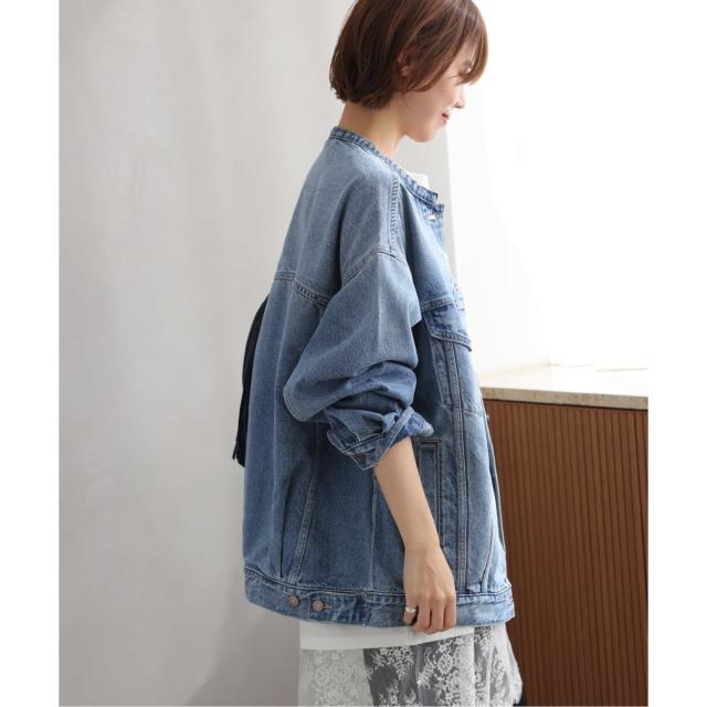 ジャーナルスタンダード レリューム（JOURNAL STANDARD relume）/《予約》［26SS新作］別注【LEVI’S】COLLARLESS XL TRUCKER：デニム…