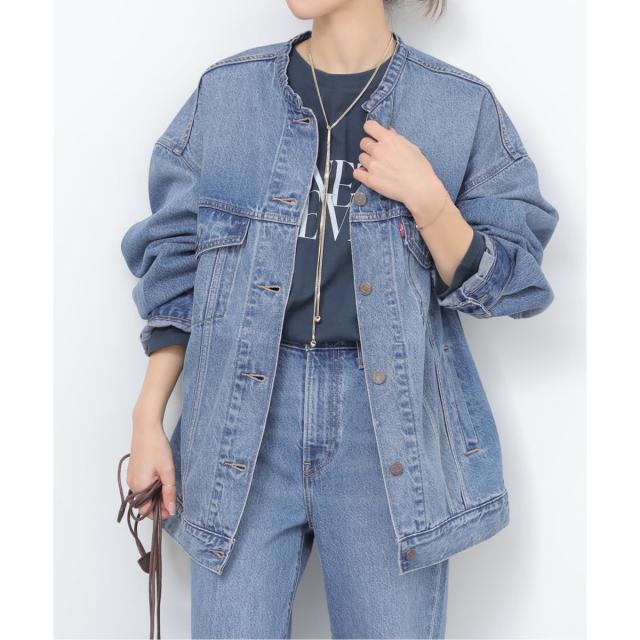 ジャーナルスタンダード レリューム（JOURNAL STANDARD relume）/《予約》［26SS新作］別注【LEVI’S】COLLARLESS XL TRUCKER：デニム…