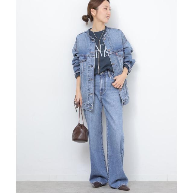 ジャーナルスタンダード レリューム（JOURNAL STANDARD relume）/《予約》［26SS新作］別注【LEVI’S】RIBCAGE WIDE LEG：デニム