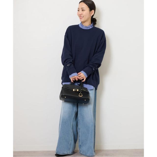 【NEW】ジャーナルスタンダード レリューム（JOURNAL STANDARD relume）/《追加3》ハイカウントストライプスタンドカラー2way