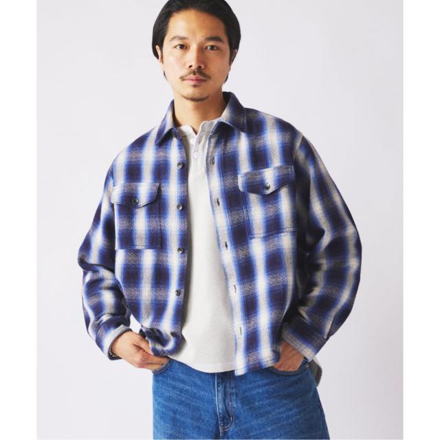 ジャーナルスタンダード レリューム（JOURNAL STANDARD relume）/《予約》トリプルヤーン CPO シャツブルゾン