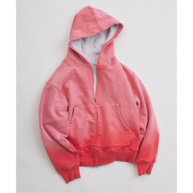 ジャーナルスタンダード レリューム（JOURNAL STANDARD relume）/《予約》ダブルフェイス ワッフル ジップパーカー