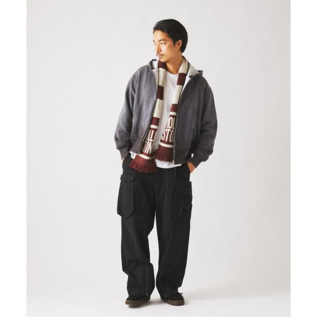 ジャーナルスタンダード レリューム（JOURNAL STANDARD relume）/《予約》ダブルフェイス ワッフル ジップパーカー