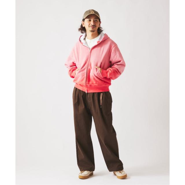 ジャーナルスタンダード レリューム（JOURNAL STANDARD relume）/《予約》ダブルフェイス ワッフル ジップパーカー