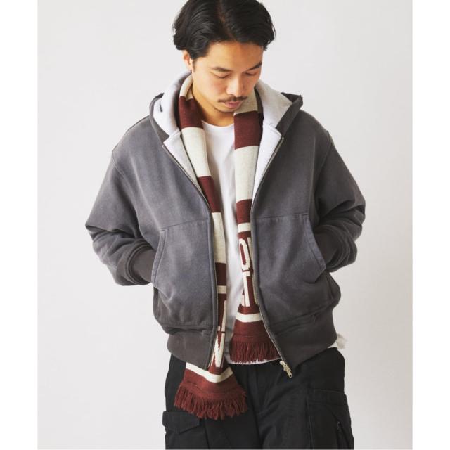 ジャーナルスタンダード レリューム（JOURNAL STANDARD relume）/《予約》ダブルフェイス ワッフル ジップパーカー