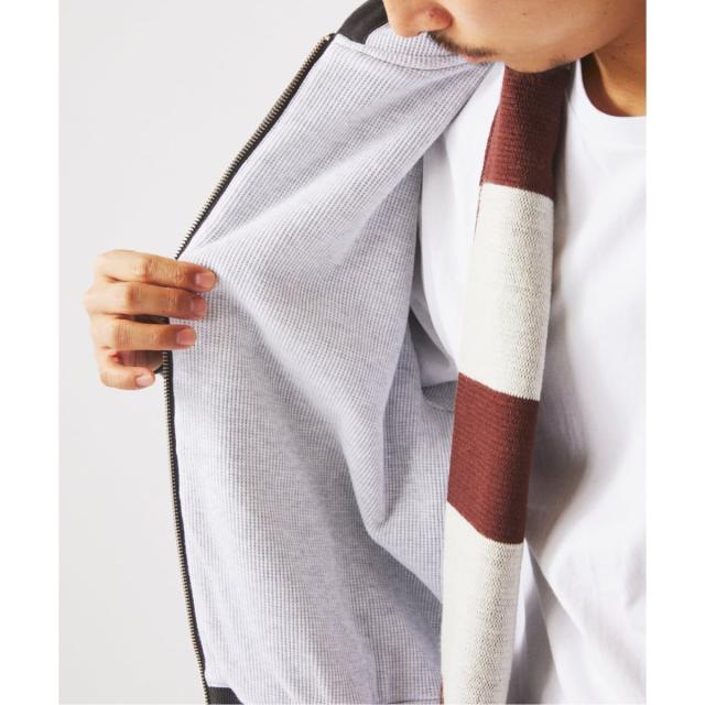 ジャーナルスタンダード レリューム（JOURNAL STANDARD relume）/《予約》ダブルフェイス ワッフル ジップパーカー