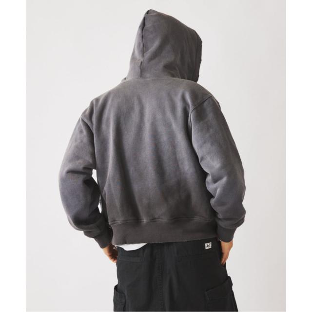 ジャーナルスタンダード レリューム（JOURNAL STANDARD relume）/《予約》ダブルフェイス ワッフル ジップパーカー