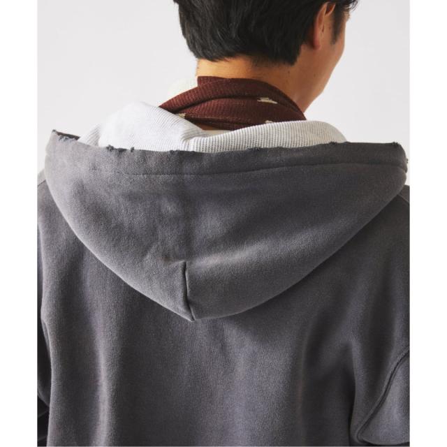 ジャーナルスタンダード レリューム（JOURNAL STANDARD relume）/《予約》ダブルフェイス ワッフル ジップパーカー