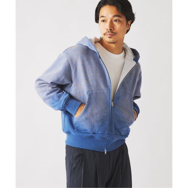 ジャーナルスタンダード レリューム（JOURNAL STANDARD relume）/《予約》ダブルフェイス ワッフル ジップパーカー