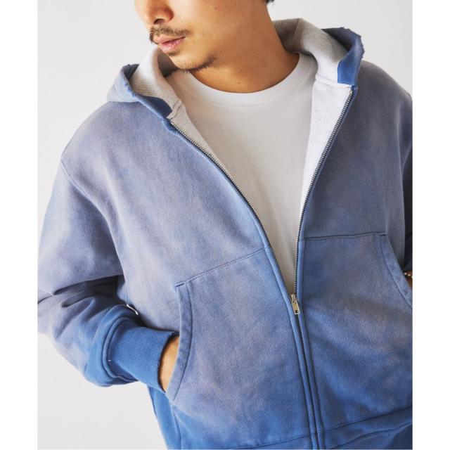 ジャーナルスタンダード レリューム（JOURNAL STANDARD relume）/《予約》ダブルフェイス ワッフル ジップパーカー