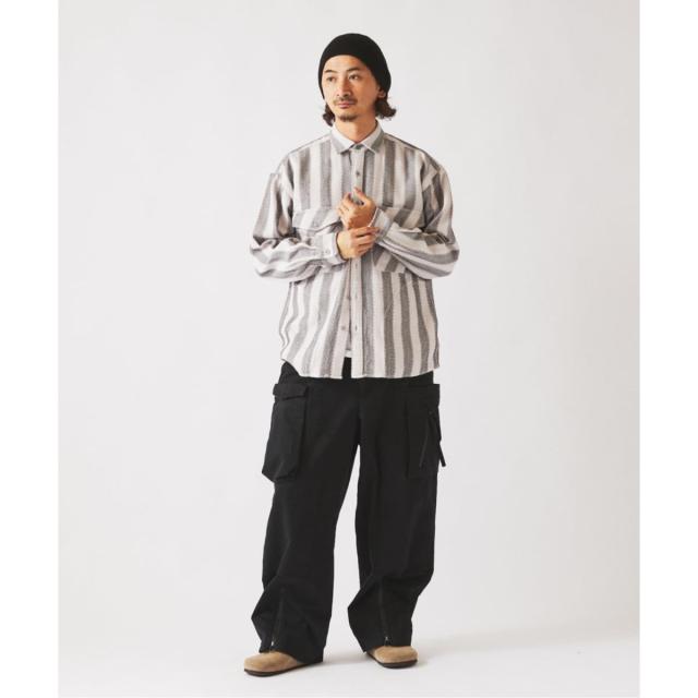 ジャーナルスタンダード レリューム（JOURNAL STANDARD relume）/《予約》ドビーストライプ CPO シャツブルゾン