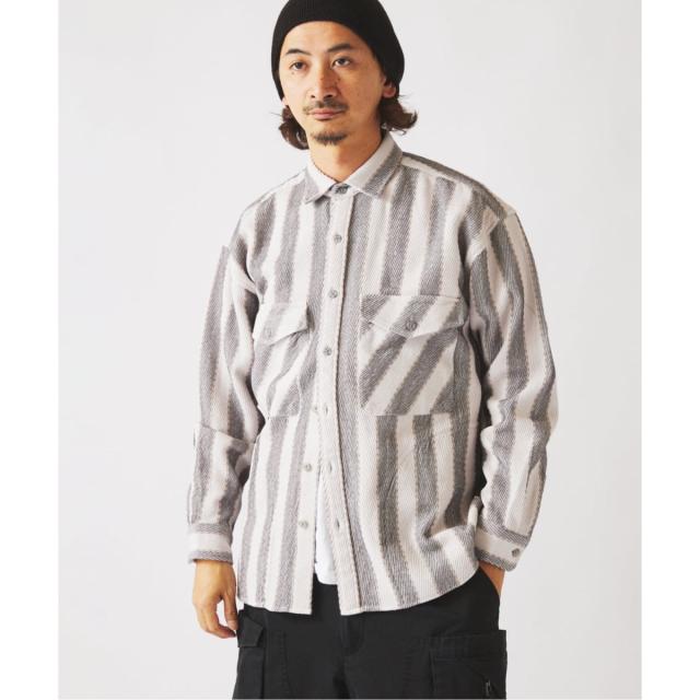 ジャーナルスタンダード レリューム（JOURNAL STANDARD relume）/《予約》ドビーストライプ CPO シャツブルゾン