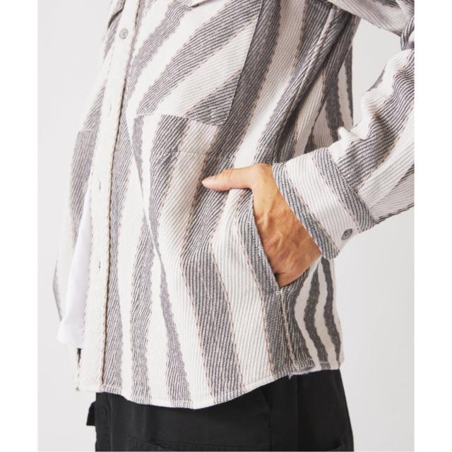 ジャーナルスタンダード レリューム（JOURNAL STANDARD relume）/《予約》ドビーストライプ CPO シャツブルゾン