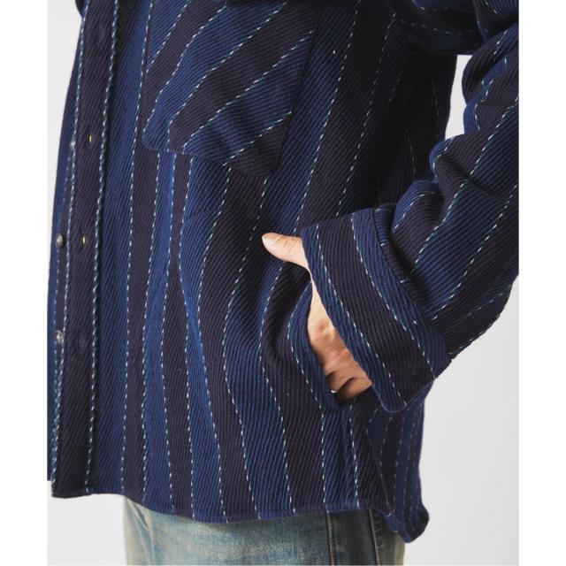 ジャーナルスタンダード レリューム（JOURNAL STANDARD relume）/《予約》ドビーストライプ CPO シャツブルゾン