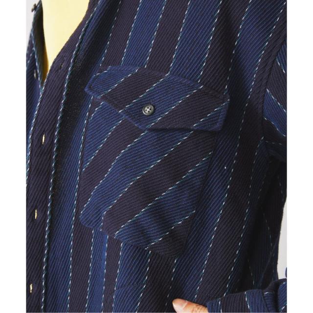 ジャーナルスタンダード レリューム（JOURNAL STANDARD relume）/《予約》ドビーストライプ CPO シャツブルゾン