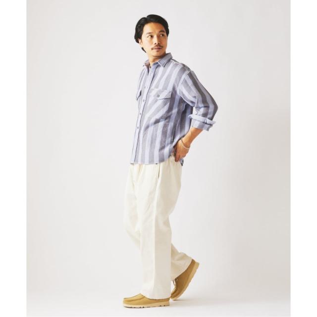 ジャーナルスタンダード レリューム（JOURNAL STANDARD relume）/《予約》ドビーストライプ CPO シャツブルゾン