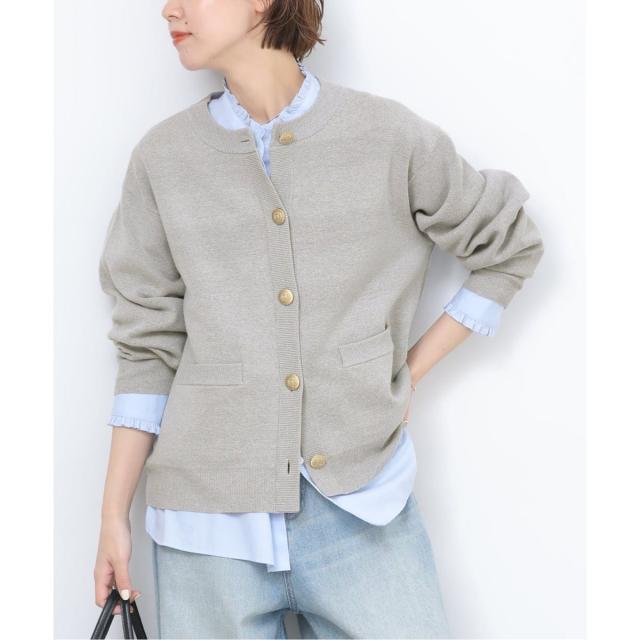 ジャーナルスタンダード レリューム（JOURNAL STANDARD relume）/《予約》ウォッシャブルミラノリブカーディガン