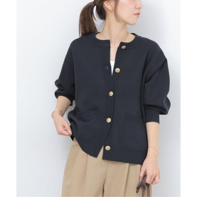 ジャーナルスタンダード レリューム（JOURNAL STANDARD relume）/《予約》ウォッシャブルミラノリブカーディガン