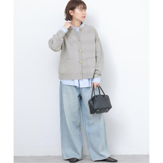 ジャーナルスタンダード レリューム（JOURNAL STANDARD relume）/《予約》ウォッシャブルミラノリブカーディガン