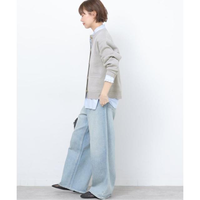 ジャーナルスタンダード レリューム（JOURNAL STANDARD relume）/《予約》ウォッシャブルミラノリブカーディガン