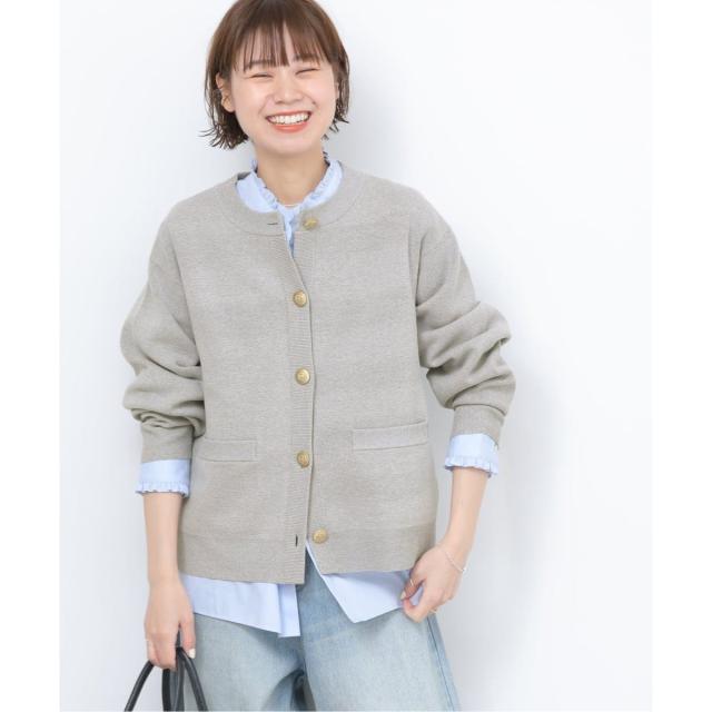 ジャーナルスタンダード レリューム（JOURNAL STANDARD relume）/《予約》ウォッシャブルミラノリブカーディガン