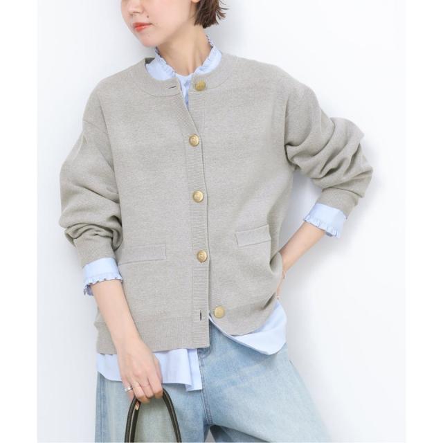 ジャーナルスタンダード レリューム（JOURNAL STANDARD relume）/《予約》ウォッシャブルミラノリブカーディガン