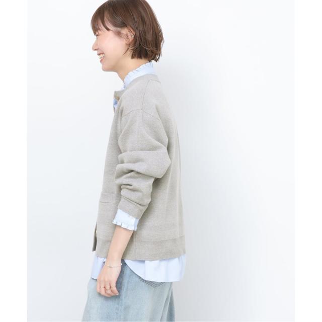 ジャーナルスタンダード レリューム（JOURNAL STANDARD relume）/《予約》ウォッシャブルミラノリブカーディガン