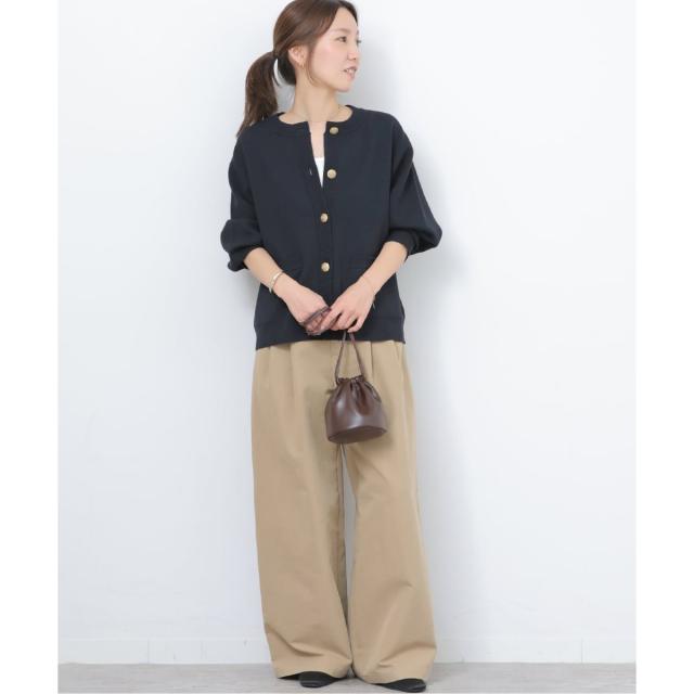 ジャーナルスタンダード レリューム（JOURNAL STANDARD relume）/《予約》ウォッシャブルミラノリブカーディガン