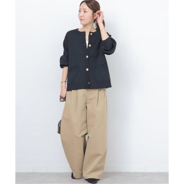 ジャーナルスタンダード レリューム（JOURNAL STANDARD relume）/《予約》ウォッシャブルミラノリブカーディガン