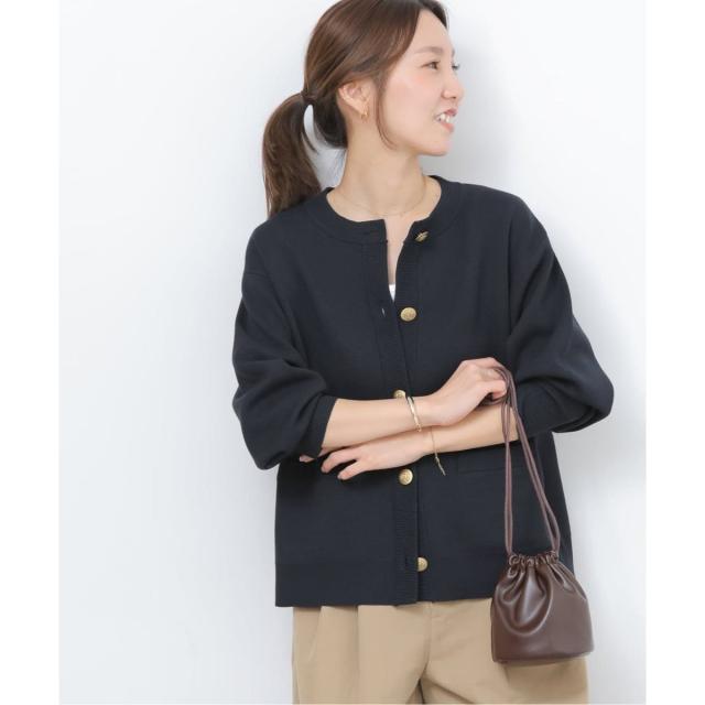ジャーナルスタンダード レリューム（JOURNAL STANDARD relume）/《予約》ウォッシャブルミラノリブカーディガン