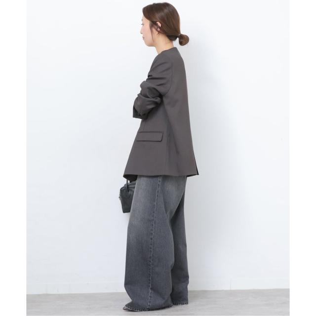 ジャーナルスタンダード レリューム（JOURNAL STANDARD relume）/《予約》ダブルフロントノーカラージャケット