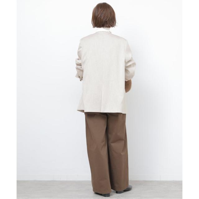 ジャーナルスタンダード レリューム（JOURNAL STANDARD relume）/《予約》ダブルフロントノーカラージャケット