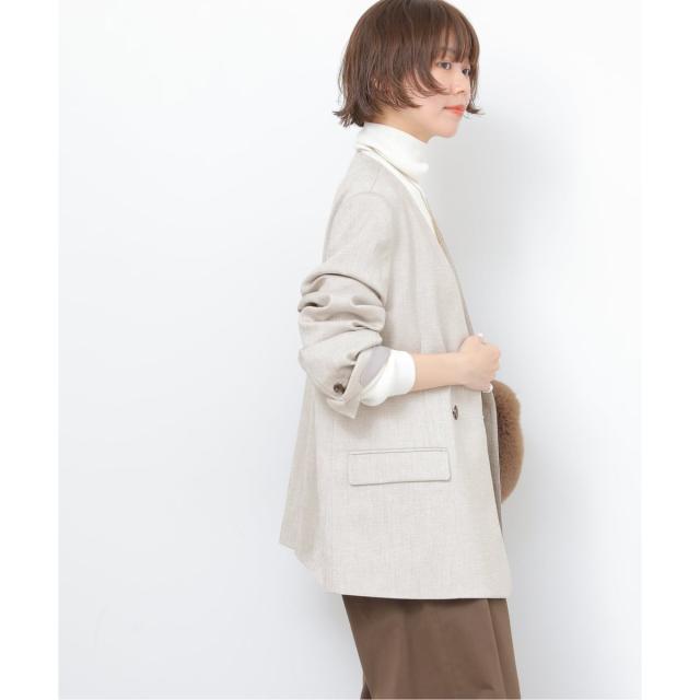 ジャーナルスタンダード レリューム（JOURNAL STANDARD relume）/《予約》ダブルフロントノーカラージャケット