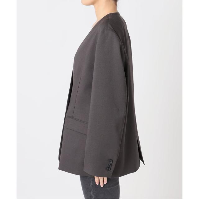 ジャーナルスタンダード レリューム（JOURNAL STANDARD relume）/《予約》ダブルフロントノーカラージャケット