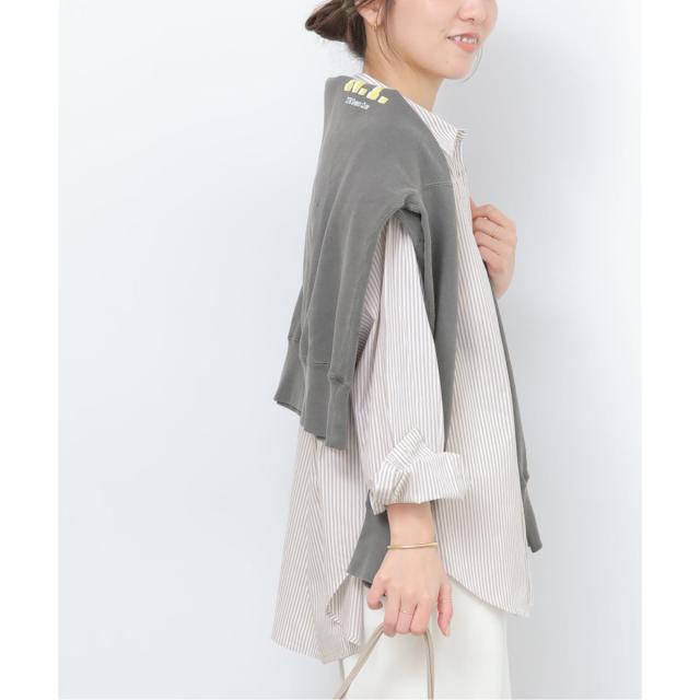 ジャーナルスタンダード レリューム（JOURNAL STANDARD relume）/《予約》ONE DAYロゴストライプシャツ