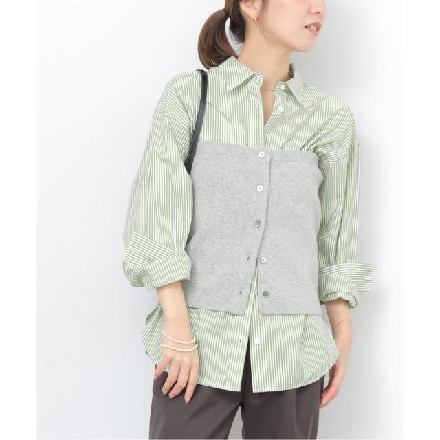 ジャーナルスタンダード レリューム（JOURNAL STANDARD relume）/《予約》ONE DAYロゴストライプシャツ