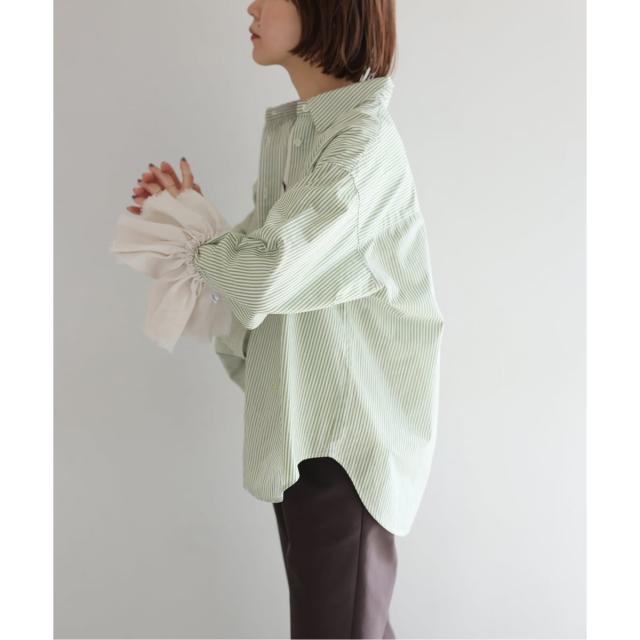 ジャーナルスタンダード レリューム（JOURNAL STANDARD relume）/《予約》ONE DAYロゴストライプシャツ