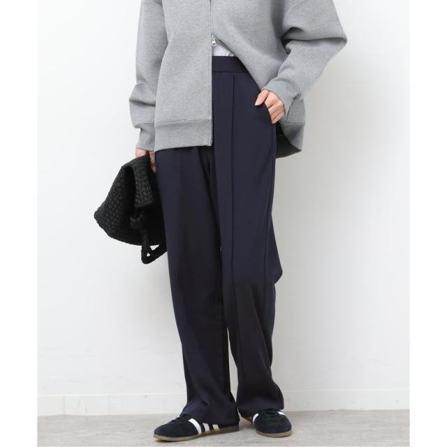 ジャーナルスタンダード レリューム（JOURNAL STANDARD relume）/《予約》NONIRONジョーゼットワイドストレートパンツ